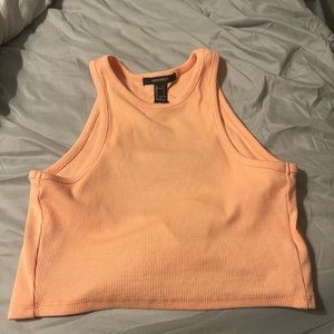 Women’s orange crop top forever 21